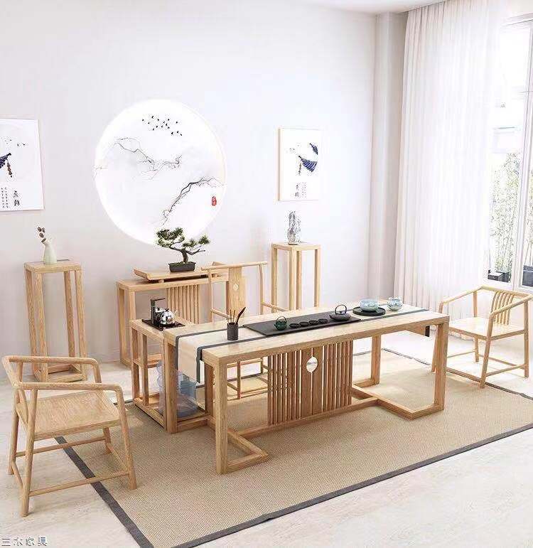 新中式茶桌椅组合