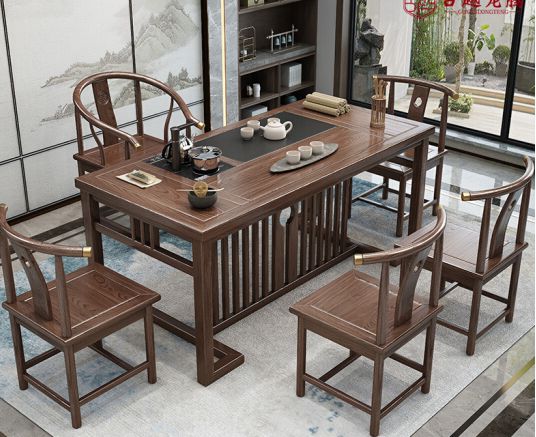 新中式茶桌椅组合