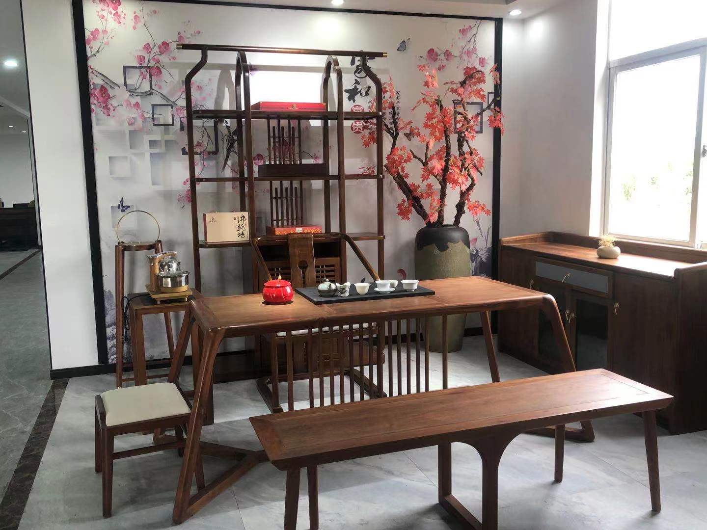 新中式茶桌椅组合