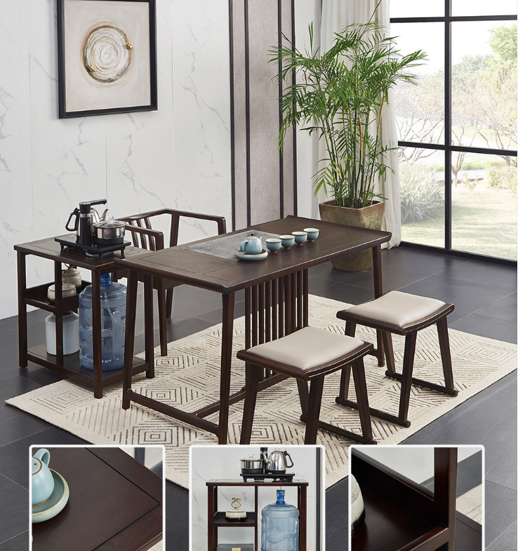 新中式茶桌椅组合
