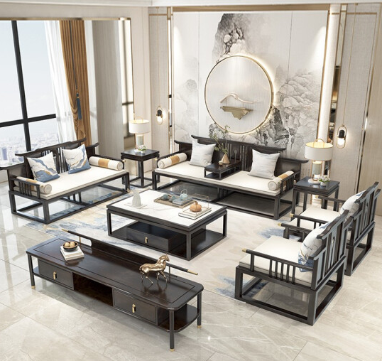 新中式沙发组合
