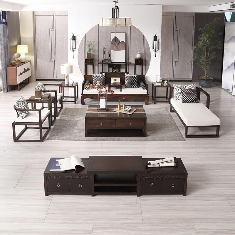 新中式沙发组合