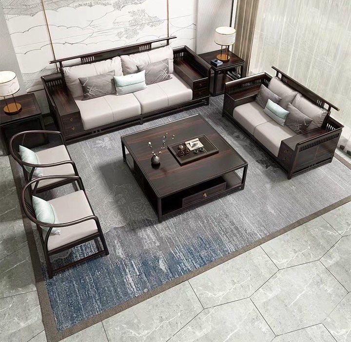 新中式沙发组合