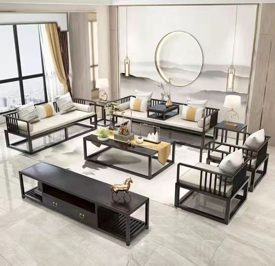 新中式沙发组合