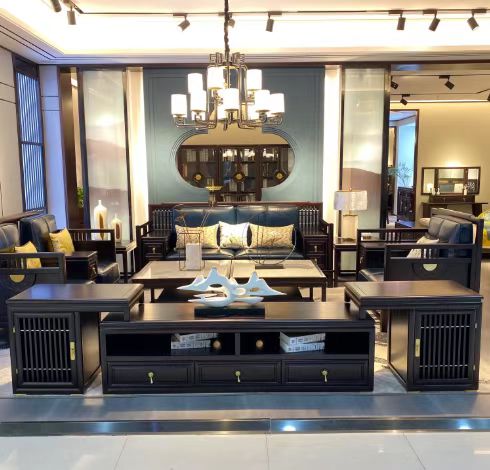 新中式沙发组合