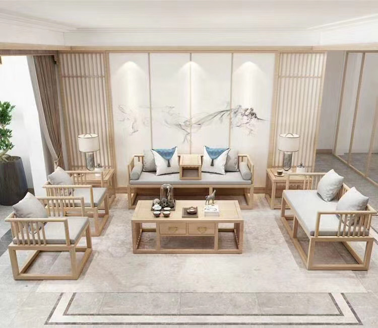 新中式沙发组合