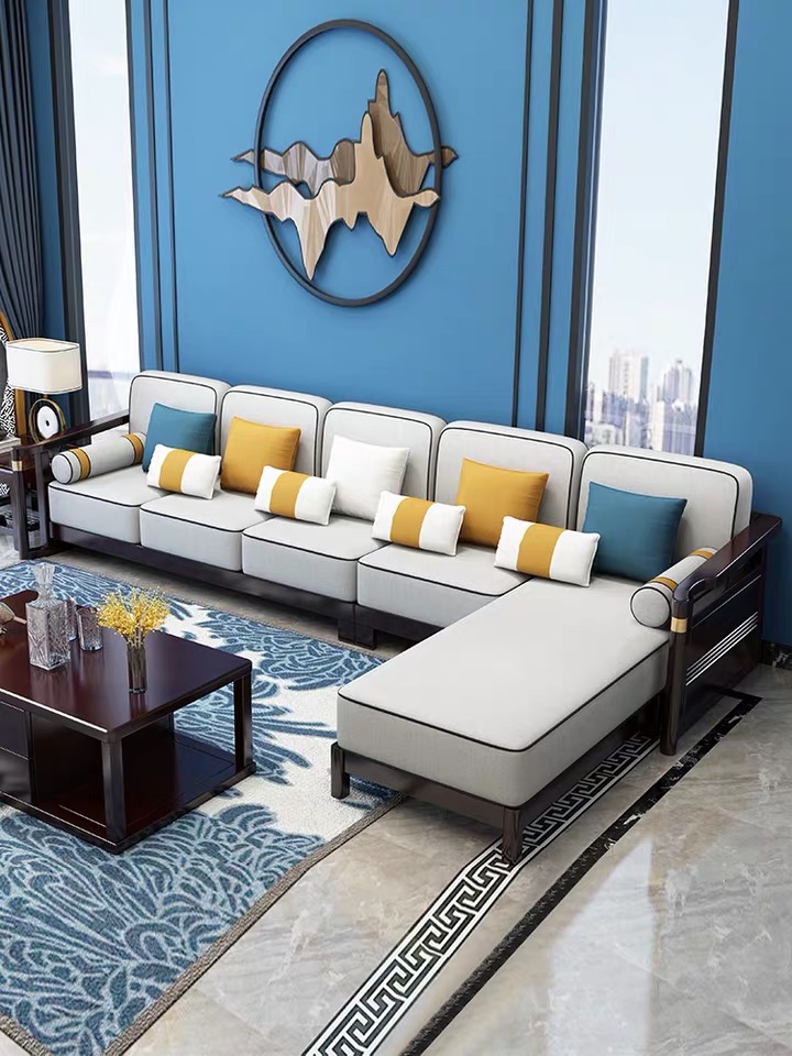 新中式沙发组合