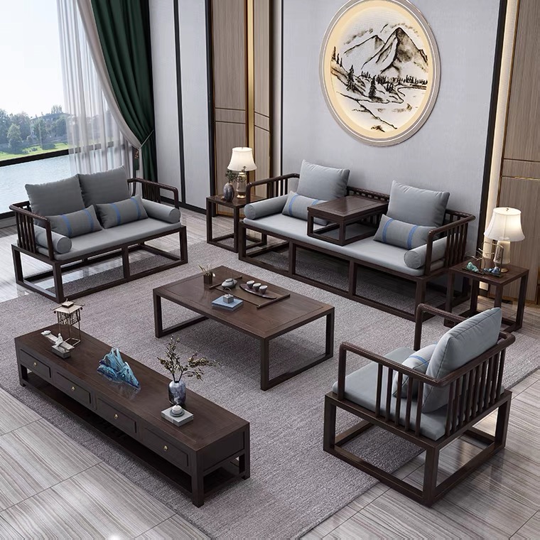 新中式沙发组合