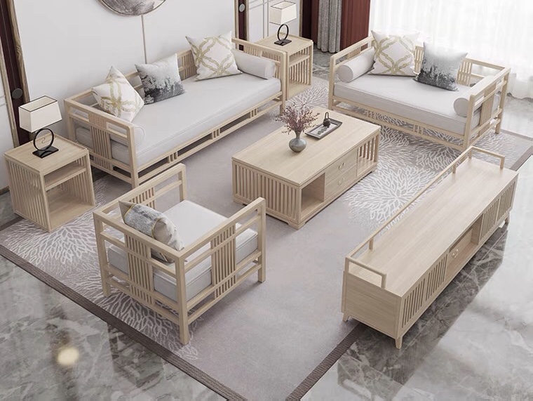 新中式沙发组合