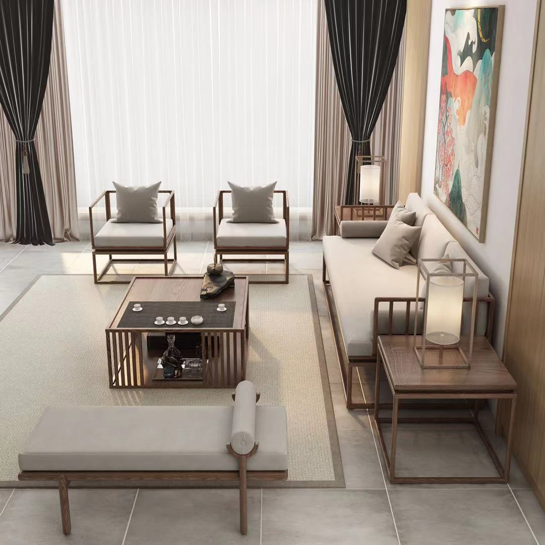 新中式沙发组合