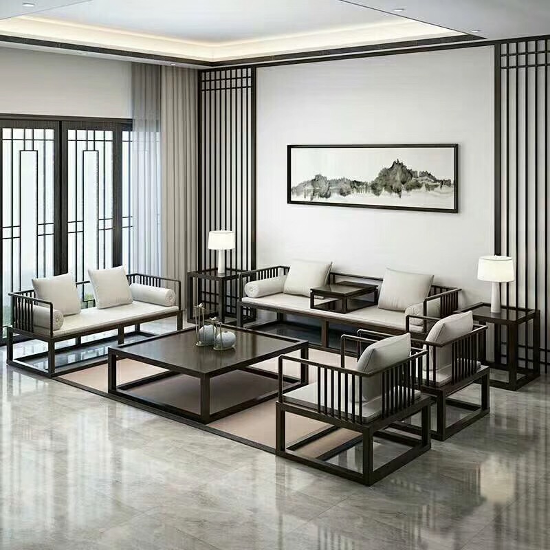 新中式沙发组合