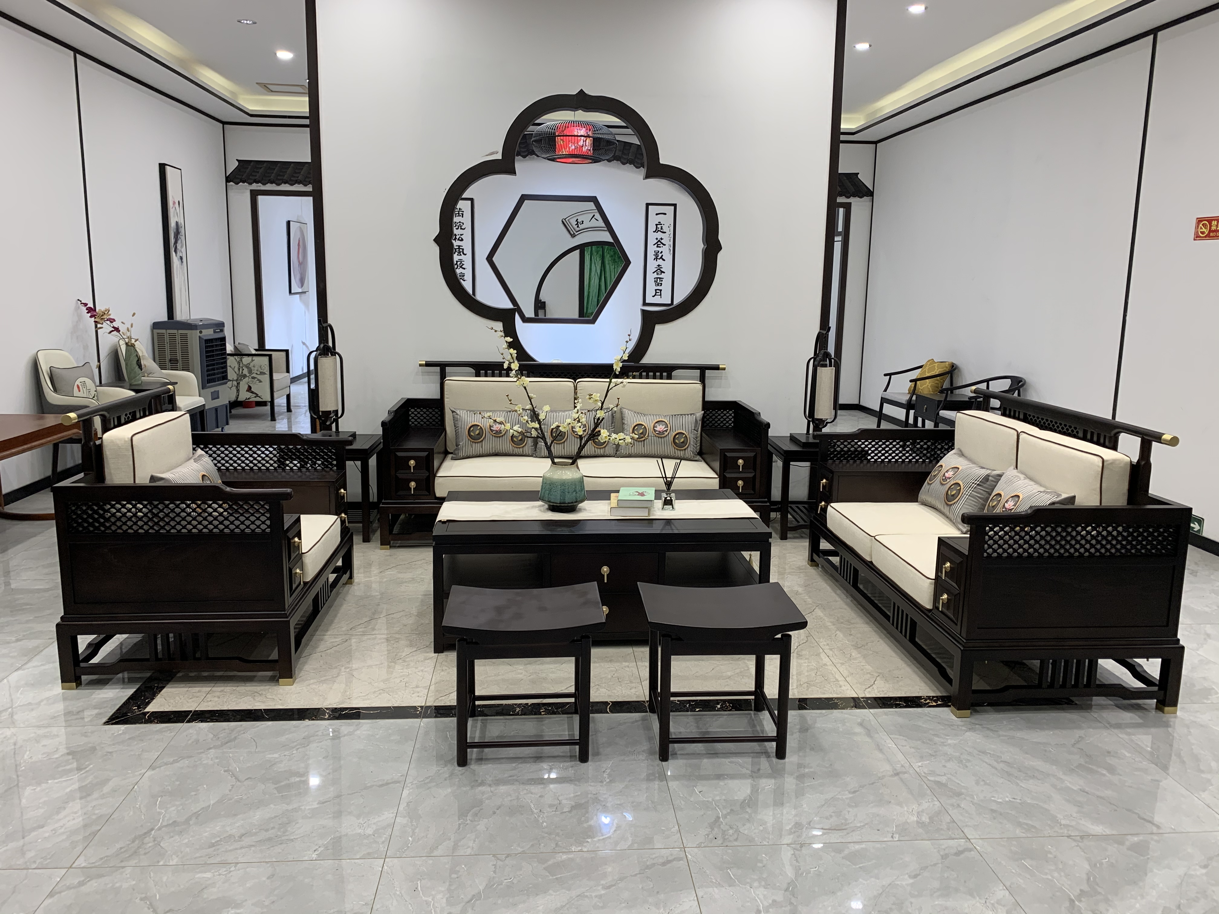 新中式沙发组合