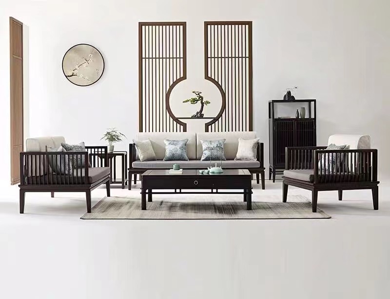 新中式沙发组合