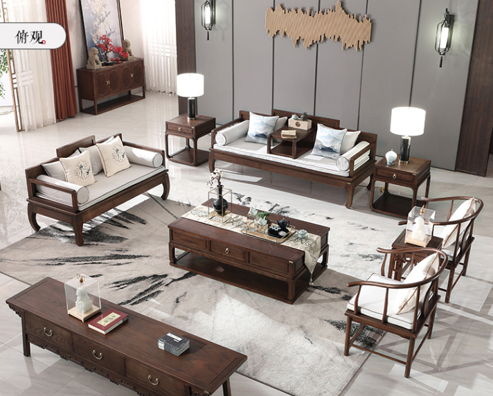 新中式沙发组合