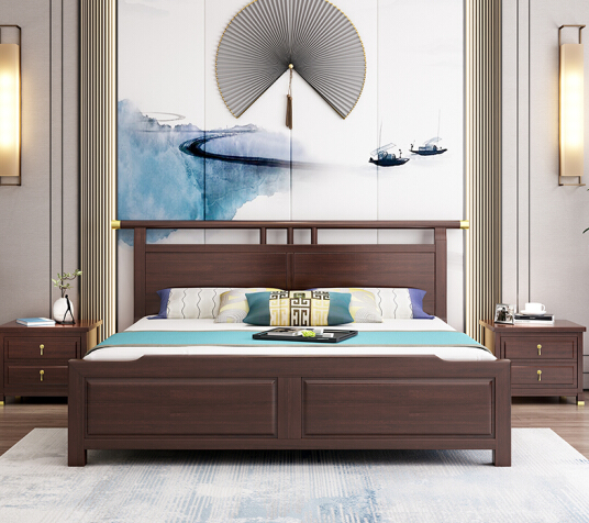 新中式卧室家具组合