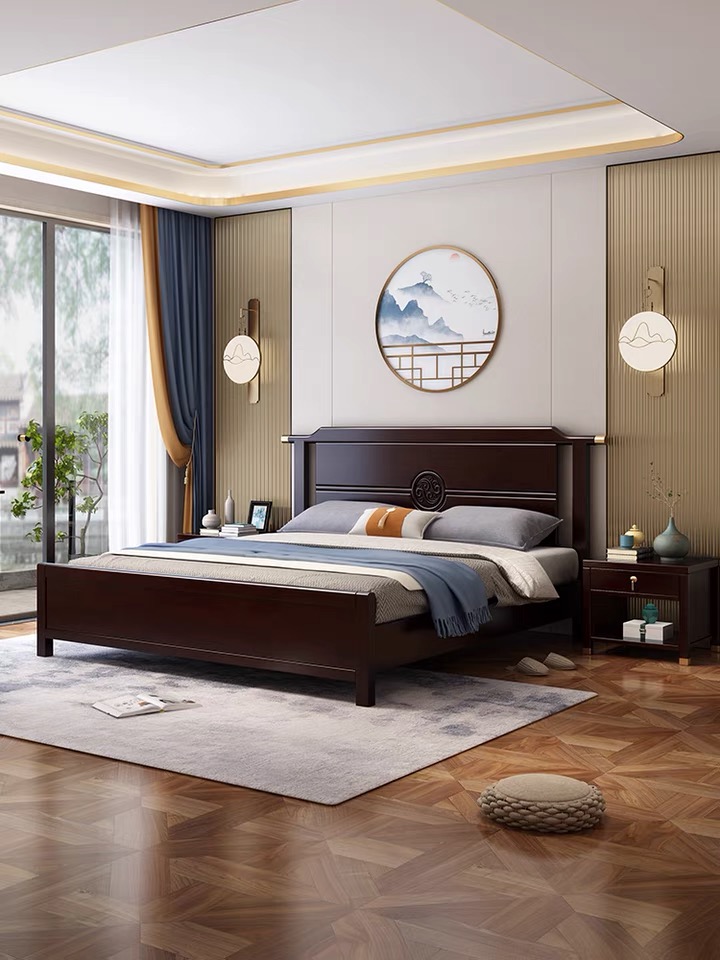 新中式卧室家具组合