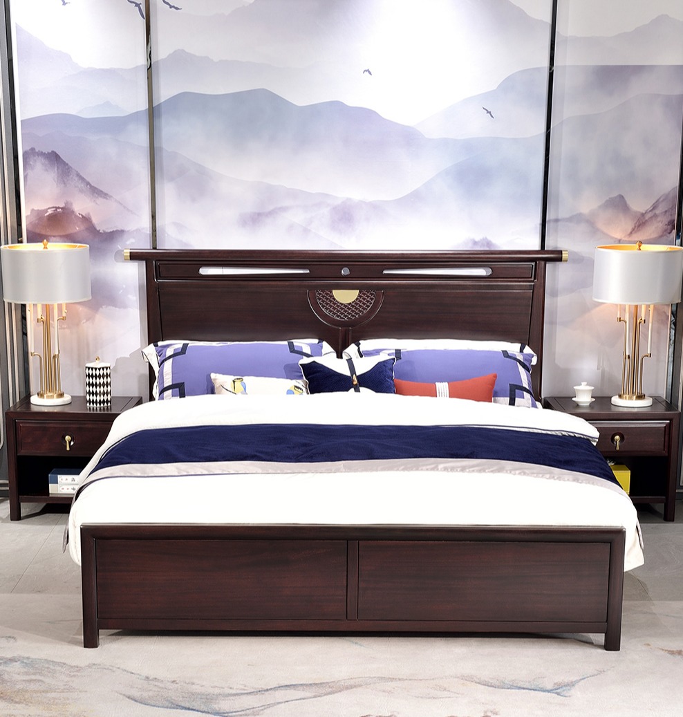 新中式卧室家具组合