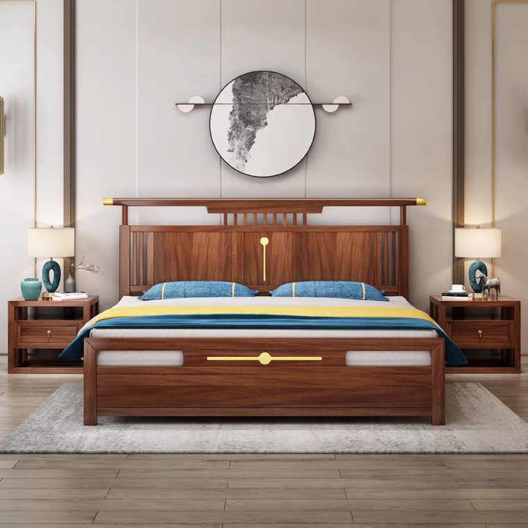 新中式卧室家具组合