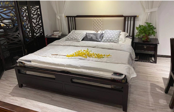 新中式卧室家具组合