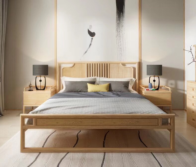 新中式卧室家具组合