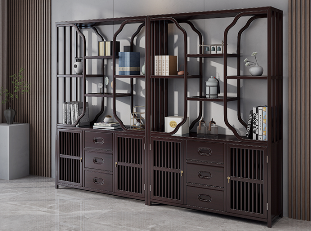 新中式书架